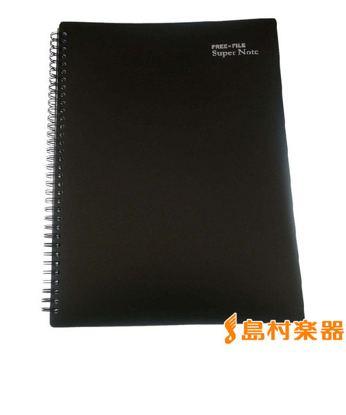 NK-0124B3 ブラック 譜面ファイル 30ポケット/60ページ