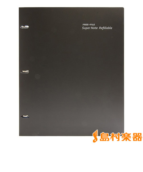 NK-0056 Refillable ブラック 譜面ファイル バインダー
