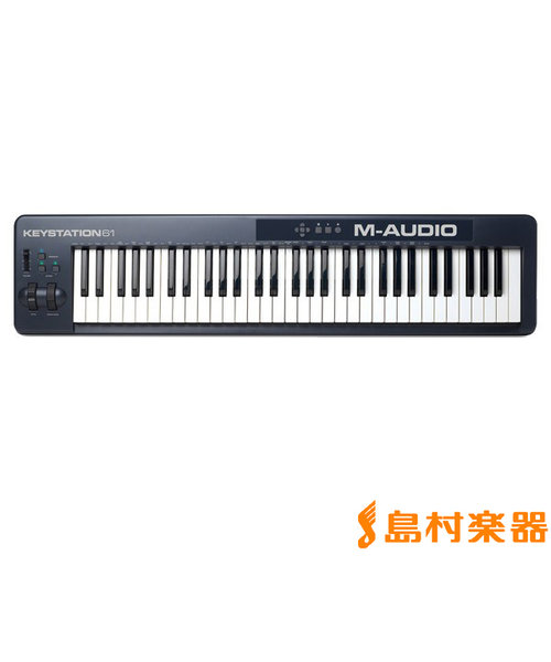 Keystation 61 Midi キーボード コントローラー 61鍵盤 島村楽器 シマムラガッキ の通販 Mall