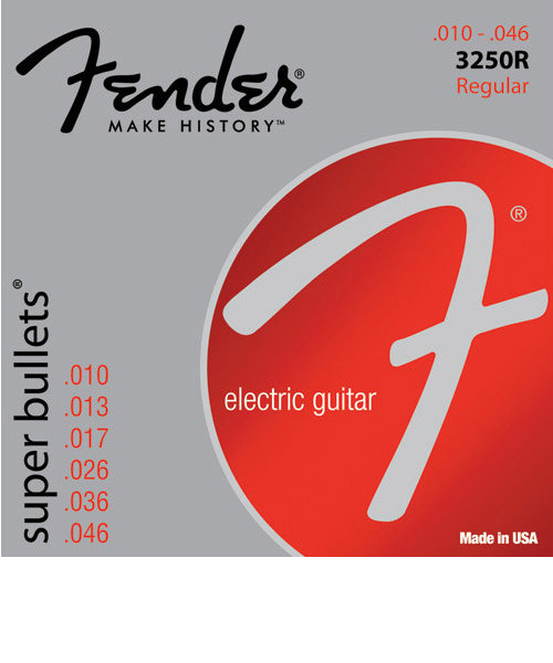 3250R エレキギター弦 SUPER BULLETS レギュラーゲージ 010-046