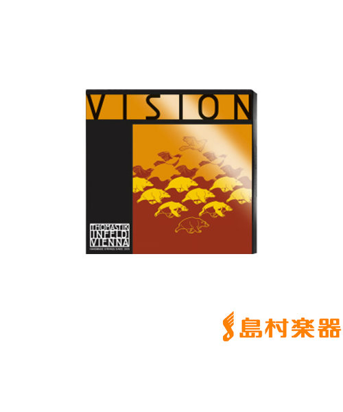 Vn4G-VI04 1/8 バイオリン弦 VISION 1/8用 G線 【バラ弦1本】
