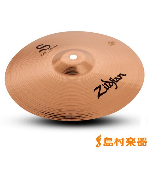 シンバル二枚(チャイナ·スプラッシュ)とケース シンバル（ドラムセット）