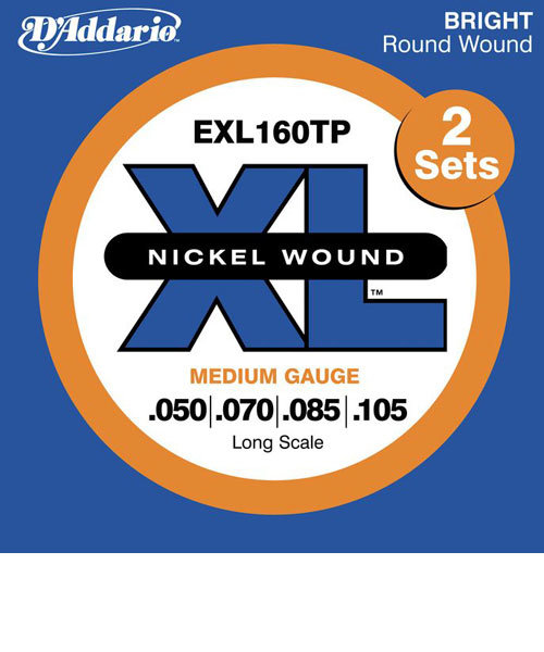 EXL160TP ニッケル 50-105 ミディアム 2セット