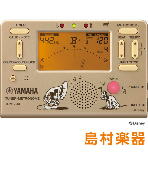 本物の YAMAHA チューナーTDM-700限定ディズニーデザイン マイクフォン