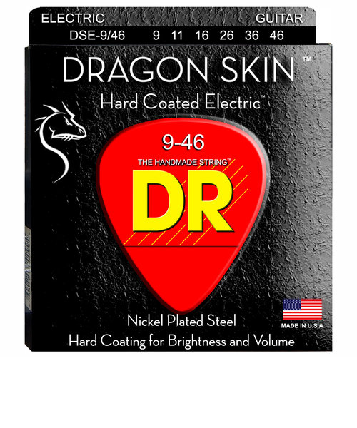 DRAGON SKIN DSE-9/46 Custom Light 009-046 エレキギター コーティング弦【ディーアール ドラゴンスキン】