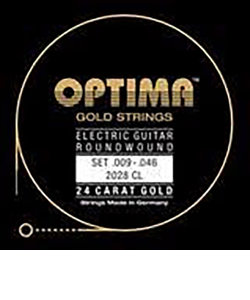 2028.CL エレキギター弦 E-GUITAR 24K GOLD STRINGS 009-046