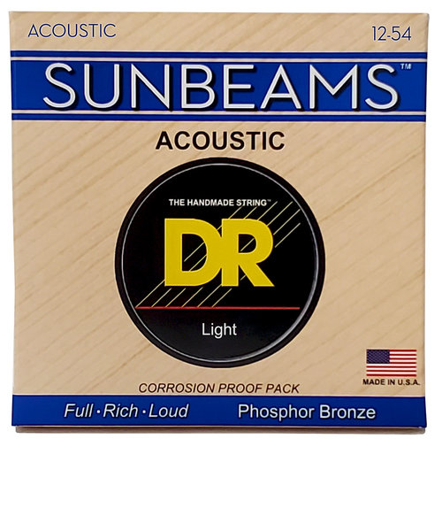 SUNBEAM DR-RCA12 Light 012-054 アコースティックギター フォスファーブロンズ弦【ディーアール サンビーム】