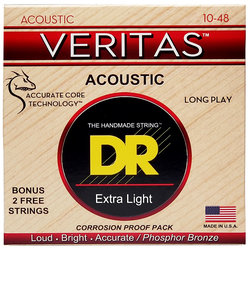 VERITAS VTA-10 Extra Light 010‐048 アコースティックギター フォスファーブロンズ弦【ディーアール ヴェリタス】