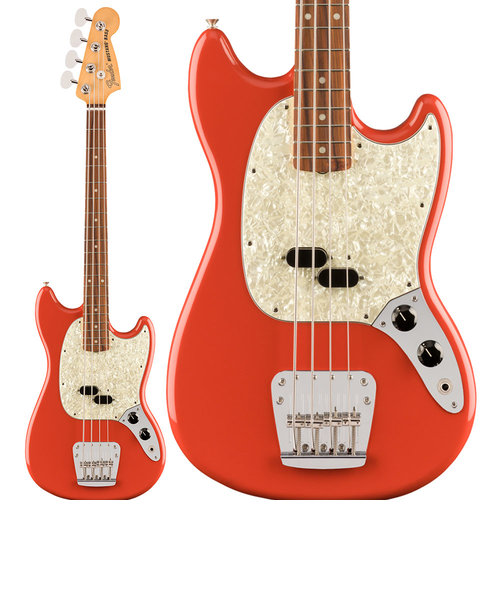 Vintera '60s Mustang Bass Pau Ferro Fingerboard Fiesta Red エレキ