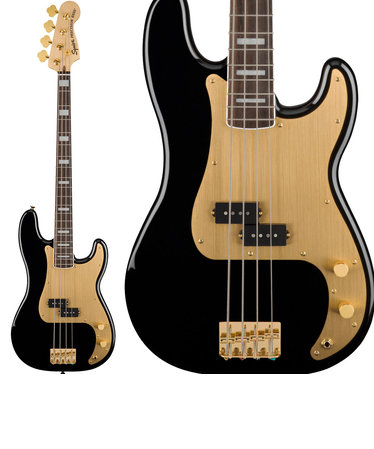 40th Anniversary Precision Bass Gold Edition Black エレキベース 