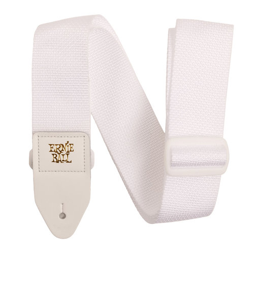 WHITE & WHITE POLYPRO GUITAR STRAP ポリプロ・ストラップ