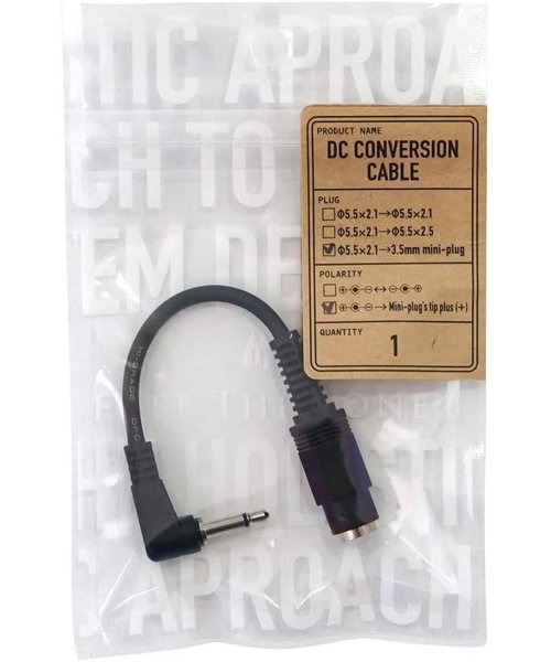CP-M35CV DCジャック変換ケーブル DC CONVERSION CABLE ミニプラグ