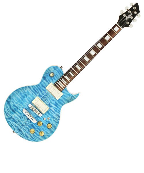 セルダーエレキベース シースルーグリーン中古