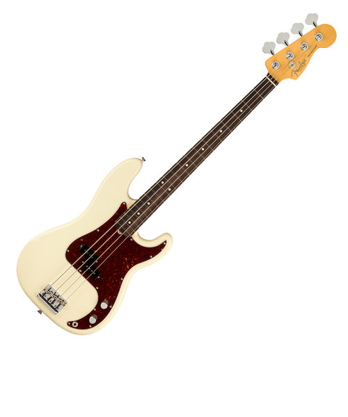 American Professional II Precision Bass Olympic White エレキベース