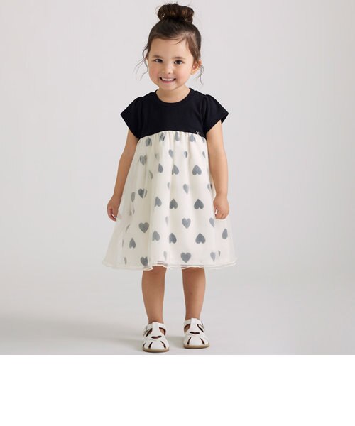 美品】petit main プティマイン ワンピース、ボレロ、コサージュ