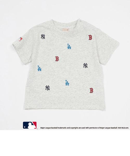 【MLB】ロゴ刺しゅうTシャツ