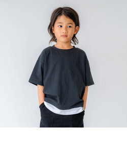 【パパもおそろい】Kidsカラーレイヤード風Tシャツ