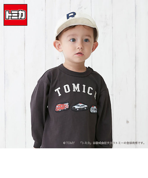 【TOMICA】後布帛長袖Tシャツ