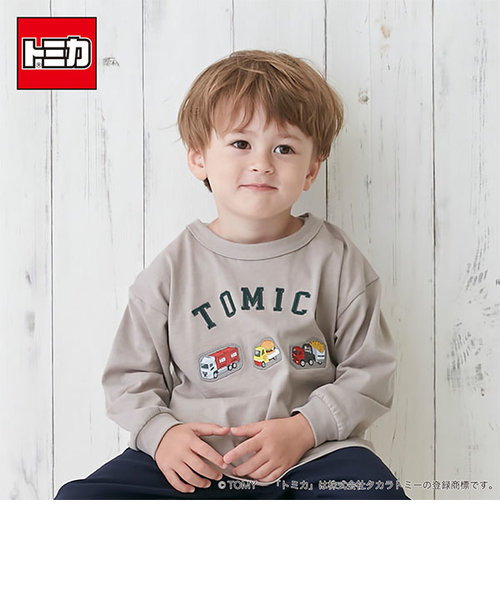 【TOMICA】後布帛長袖Tシャツ