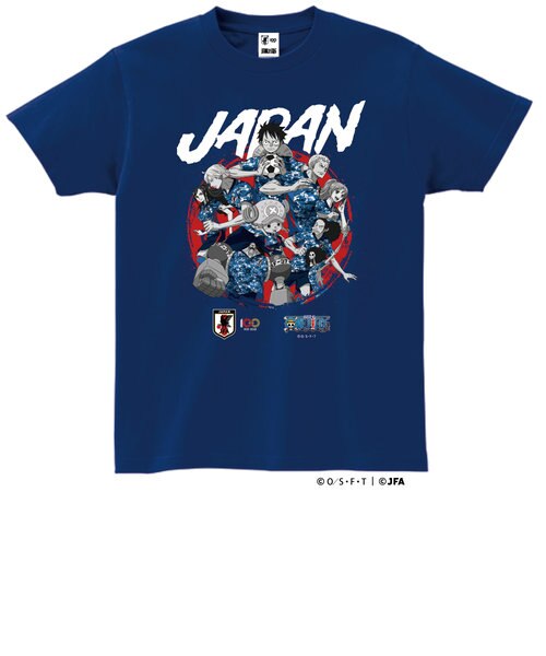One Piece Tシャツ サッカー日本代表 Ver Mall キャラクターストア アンドモール キャラクターストア の通販 Mall