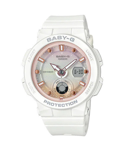G-SHOCK(ジーショック)BABY-G(ベイビージー)【正規代理店】10気圧防水/腕時計/BGA-250-7A2JF/ﾚﾃﾞｨｰｽ/保証書あり