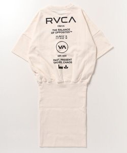 【ムラサキスポーツ限定】RVCA(ルーカ)/ﾚﾃﾞｨｰｽ/半袖Tｼｬﾂ･ﾜﾝﾋﾟｰｽ/SOUVENIR WDR/BD043-P40/ムラサキスポーツ