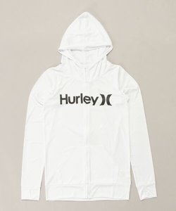 Hurley(ハーレー)ﾚﾃﾞｨｰｽ/長袖･ﾊﾟｰｶｰ/UVｶｯﾄ/ﾗｯｼｭｶﾞｰﾄﾞ/水陸両用/RASH ONE AND ONLY FZ HOODIE(ﾗｯｼｭｶﾞｰﾄ ﾜﾝｱﾝﾄﾞｵﾝﾘｰ ﾌﾙｼﾞｯﾌﾟ ﾌｰﾃﾞｨｰ)/WRG2320015/水着/速乾/ムラサキスポーツ