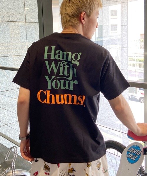 CHUMS(チャムス)ﾒﾝｽﾞ/半袖Tｼｬﾂ/Picnic Booby Pocket T-Shirt /CH01-2192/ﾚﾃﾞｨｰｽ/ﾕﾆｾｯｸｽ/ムラサキスポーツ