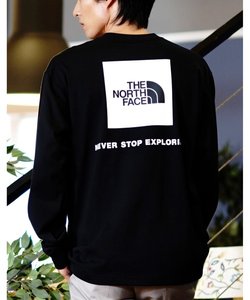 THE NORTH FACE(ザ・ノース・フェイス) L/S BACK SQ LOGO TEE/NT82333/長袖Tシャツ/静電気ケア/バックプリントロンT /スクエアロゴ/ユニセックス/メンズ/ムラサキスポーツ