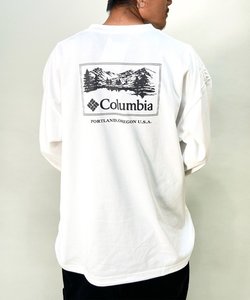 【ムラサキスポーツ別注】Columbia(コロンビア)/長袖Tシャツ/オーバーシルエット/バックプリント/PM4853/ユニセックス/メンズ/レディース/ムラサキスポーツ/