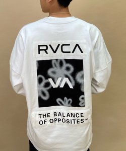 RVCA(ルーカ) /長袖Tシャツ/スクエアロゴTシャツ/オーバーサイズ/クルーネック/BD042-065/ユニセックス/メンズ/レディース/ムラサキスポーツ