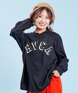 RVCA(ルーカ)長袖Tｼｬﾂ/ﾛﾝｸﾞｽﾘｰﾌﾞTｼｬﾂ/ﾄﾞﾛｯﾌﾟｼｮﾙﾀﾞｰ/BD044-070/ﾚﾃﾞｨｰｽ/ムラサキスポーツ