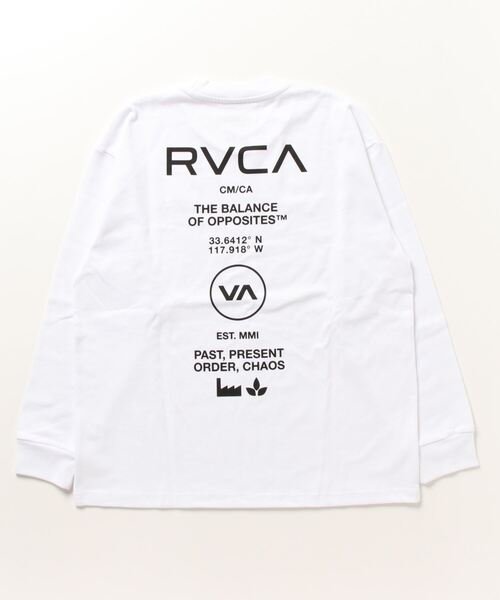 ムラサキスポーツ別注】RVCA(ルーカ)長袖Tｼｬﾂ/ﾛﾝｸﾞｽﾘｰﾌﾞTｼｬﾂ/ﾙｰｽﾞｼﾙｴｯﾄ