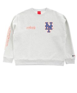 Manhattan Portage× MLB(マンハッタンポーテージ×MBL)長袖トレーナー/スウェット/MP-MLB03/ﾒﾝｽﾞ･ﾚﾃﾞｨｰｽ･ﾕﾆｾｯｸｽ/ムラサキスポーツ