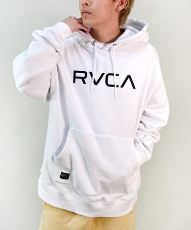 新品 RVCA ルーカ スウェット プル オーバー パーカー S綿98%ポリウレタン2%サイズ