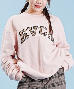 RVCA(ルーカ)長袖トレーナー/スウェット/ルーズフィット/ﾚﾃﾞｨｰｽ/ムラサキスポーツ