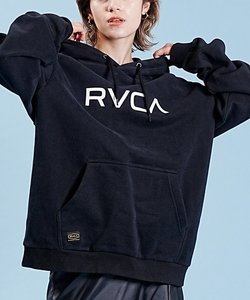 RVCA(ルーカ)長袖プルオーバーパーカー/裏起毛/ルーズフィット/BD044-157/ﾚﾃﾞｨｰｽ/ムラサキスポーツ