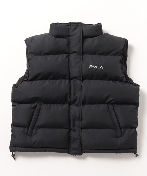 RVCA(ルーカ)ベストジャケット/中綿/BD044-773/ﾚﾃﾞｨｰｽ/ムラサキ