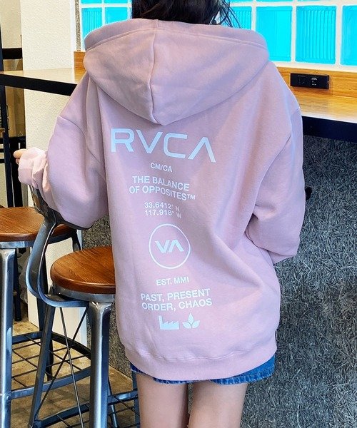 ムラサキスポーツ別注】RVCA(ルーカ)長袖ジップアップパーカー/ルーズ ...