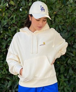 CARHARTT WIP(カーハートダブリューアイピー)長袖パーカー/裏起毛/ビックシルエット/I032327/レディース/ムラサキスポーツ