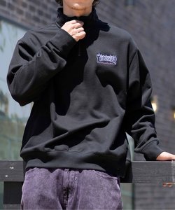 【ムラサキスポーツ別注】THRASHER(スラッシャー)トレーナー/ハーフジップ/スウェット/ビッグシルエット/23MS-HZ1/ユニセックス/メンズ/レディース/ムラサキスポーツ