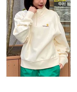 CARHARTT WIP(カーハートダブリューアイピー)トレーナー/スウェット/ハーフジップ/HALF ZIP AMERICAN SCRIPT SWEAT/I032329/レディース/ムラサキスポーツ