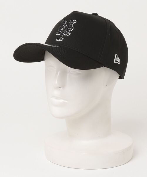 NEW ERA(ニューエラ) キャップ/帽子/9FORTY A-Frame Black and White ...
