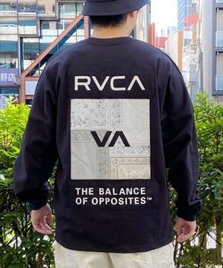 RVCA(ルーカ)長袖Tシャツ/ロンTEE/中厚手/ボックスシルエット/バンダナ/BE041-058/ユニセックス/メンズ/レディース/ムラサキスポーツ