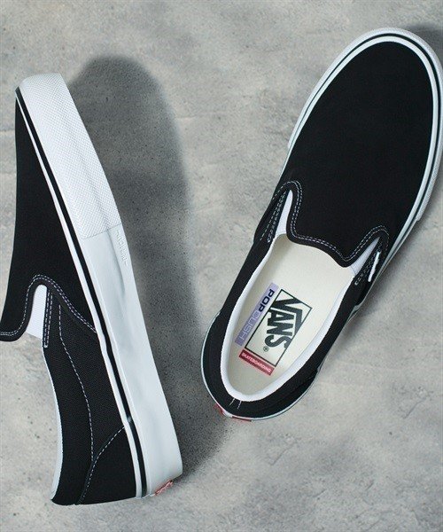 VANS SKATEBOARD(バンズ スケートボード)シューズ/スニーカー/スケシュー/SKATE SLIP-ON(スケート スリッポン)/0142901304101/スケーター/ユニセックス/メンズ/レディース/ムラサキスポーツ