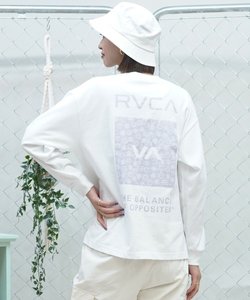 RVCA(ルーカ) 長袖Tシャツ/ロンT/バックプリント/オーバーサイズ/BE043-050/2024モデル/レディース/ムラサキスポーツ