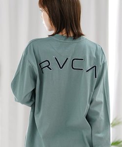 RVCA(ルーカ)長袖Tシャツ/ロンT/バックプリント/オーバーサイズ/BE043-053/2024モデル/レディース/ムラサキスポーツ