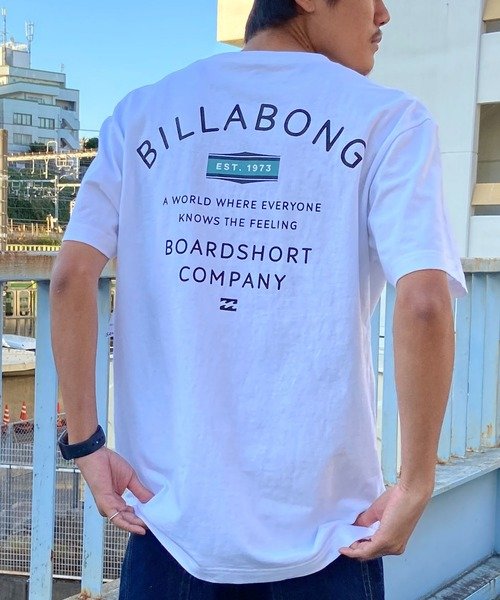 BILLABONG(ビラボン)半袖Tシャツ/バックプリント/クルーネック/BE011-205/2024モデル/ユニセックス/メンズ/レディース/ムラサキスポーツ