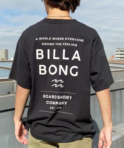 BILLABONG(ビラボン)半袖Tシャツ/ワイドシルエット/BE011-213/2024モデル/ユニセックス/メンズ/レディース/ムラサキスポーツ