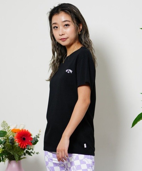 BILLABONG(ビラボン)半袖Tシャツ/ ワンポイント/レギュラーフィット/BE013-200/2024モデル/レディース/ムラサキスポーツ